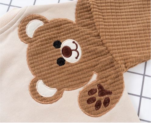 2 PC BEIGE COLOUR BOY SET