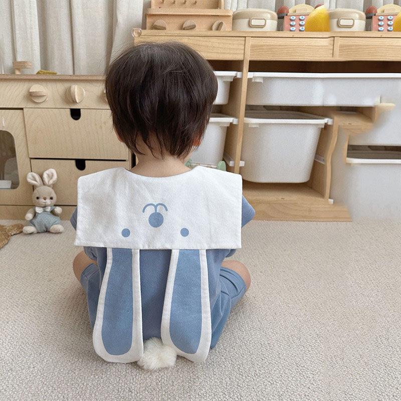 cotton Cute Romper with Pom-pom at the back