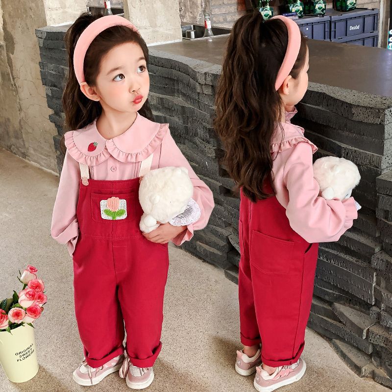 Cute dungaree 2 pc set (very soft and amazing fabric)
