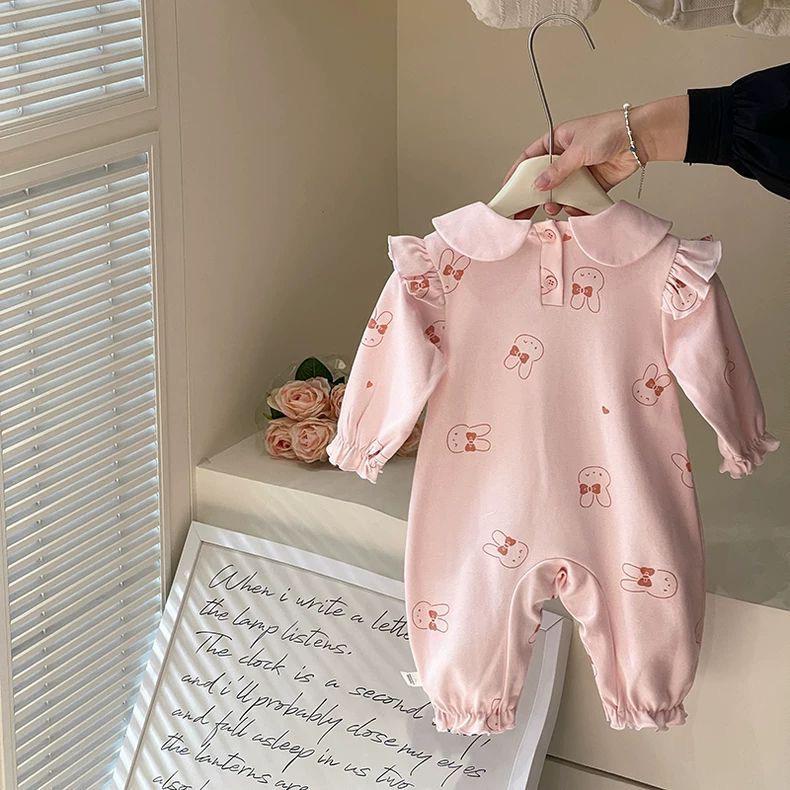 Pink cute Bunny Romper (Cotton)