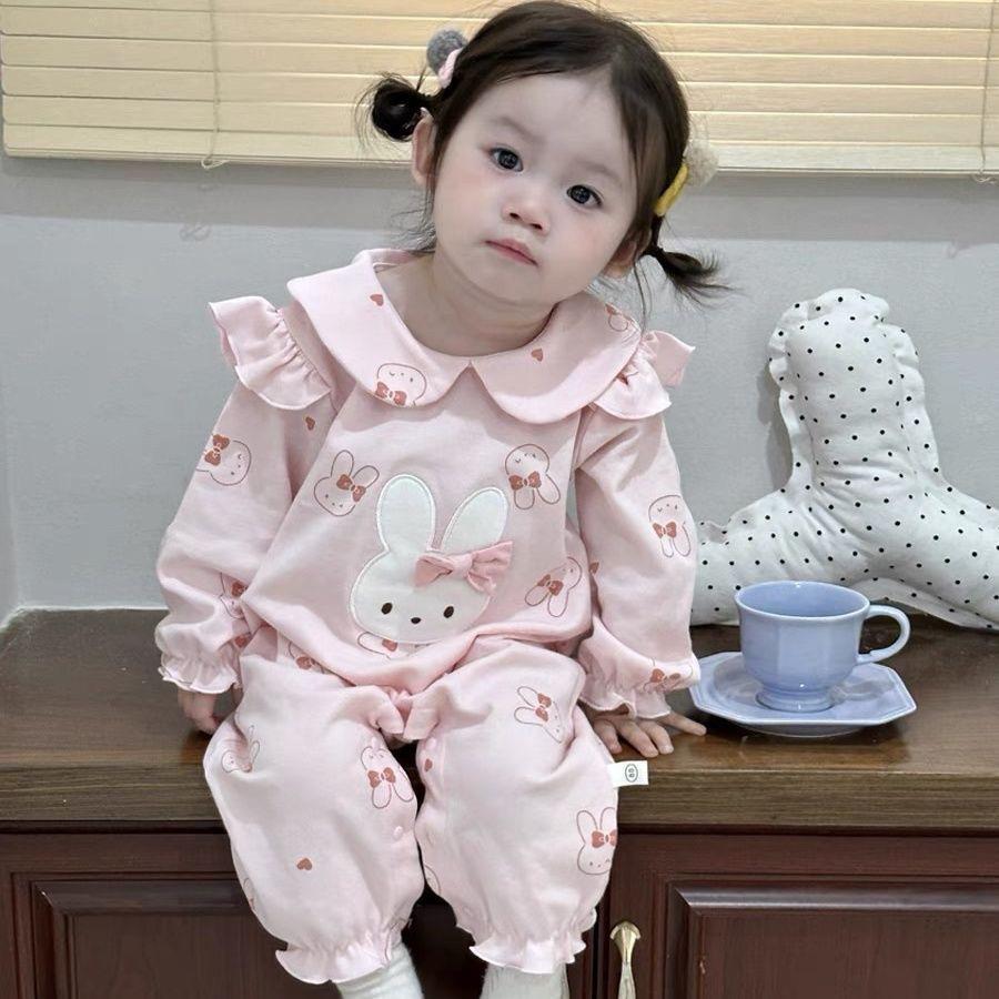 Pink cute Bunny Romper (Cotton)
