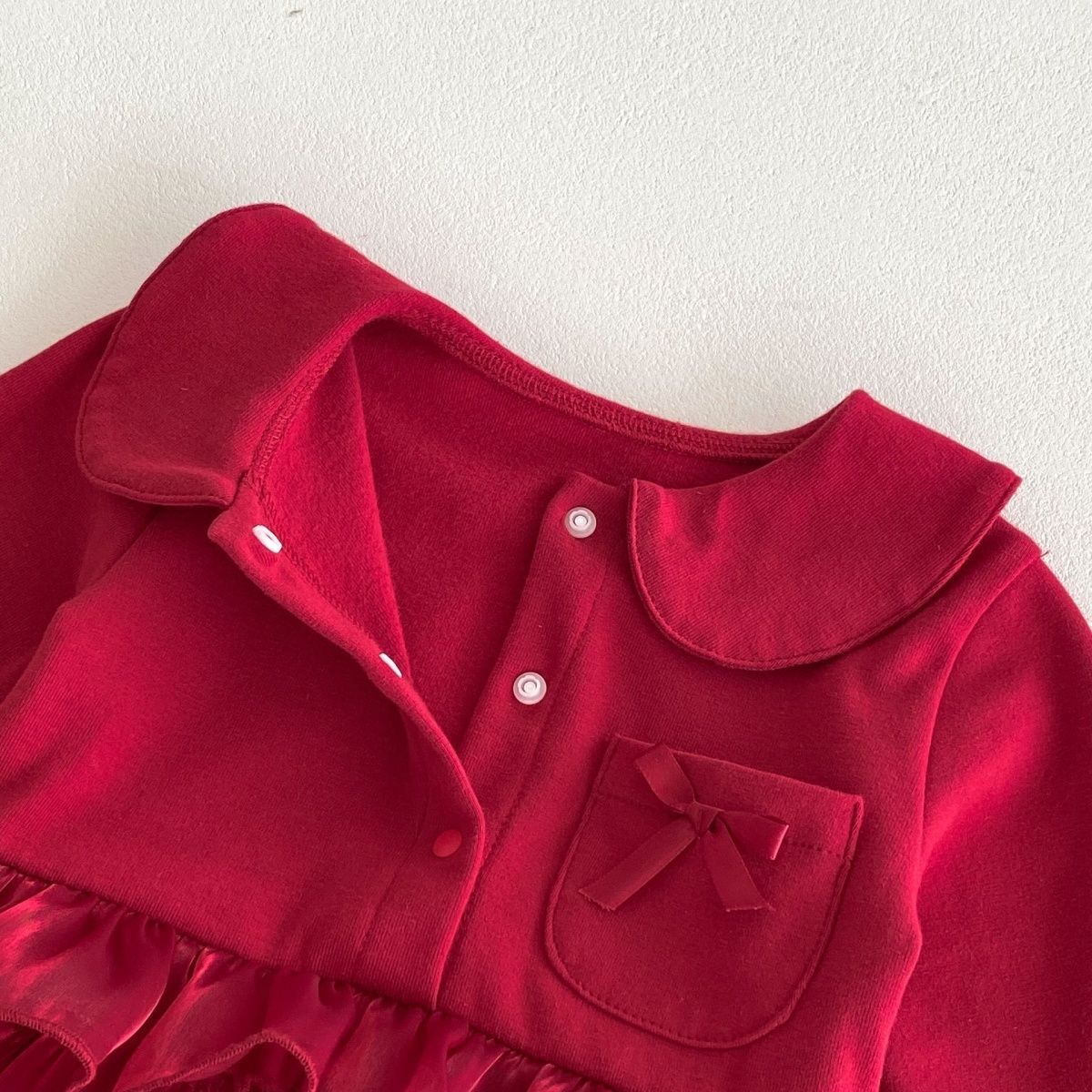 Elegant winter romper frock