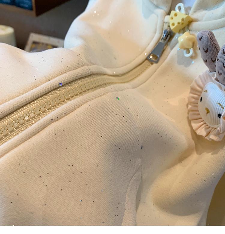 Charming 2 pc bunny Ear track suit