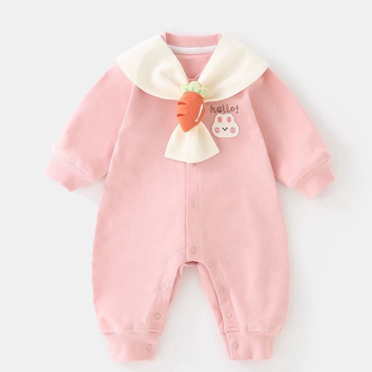 Pink cozy cub with detachable collar