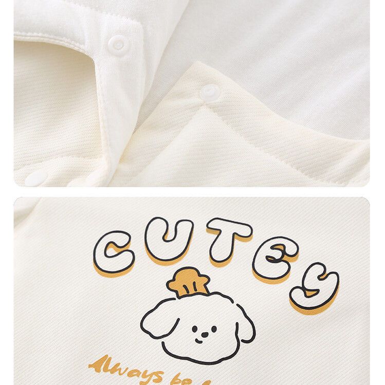 Fleece lined dog romper