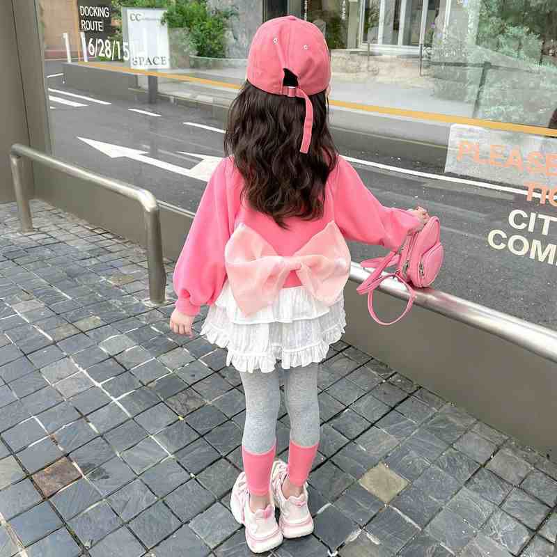 2 Pc set with back stylish bow