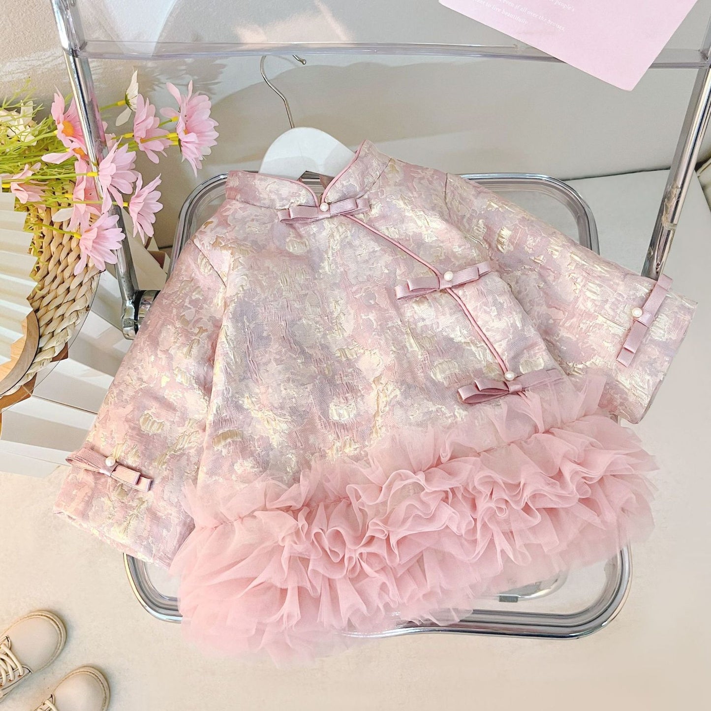 Smart frill one pc dress