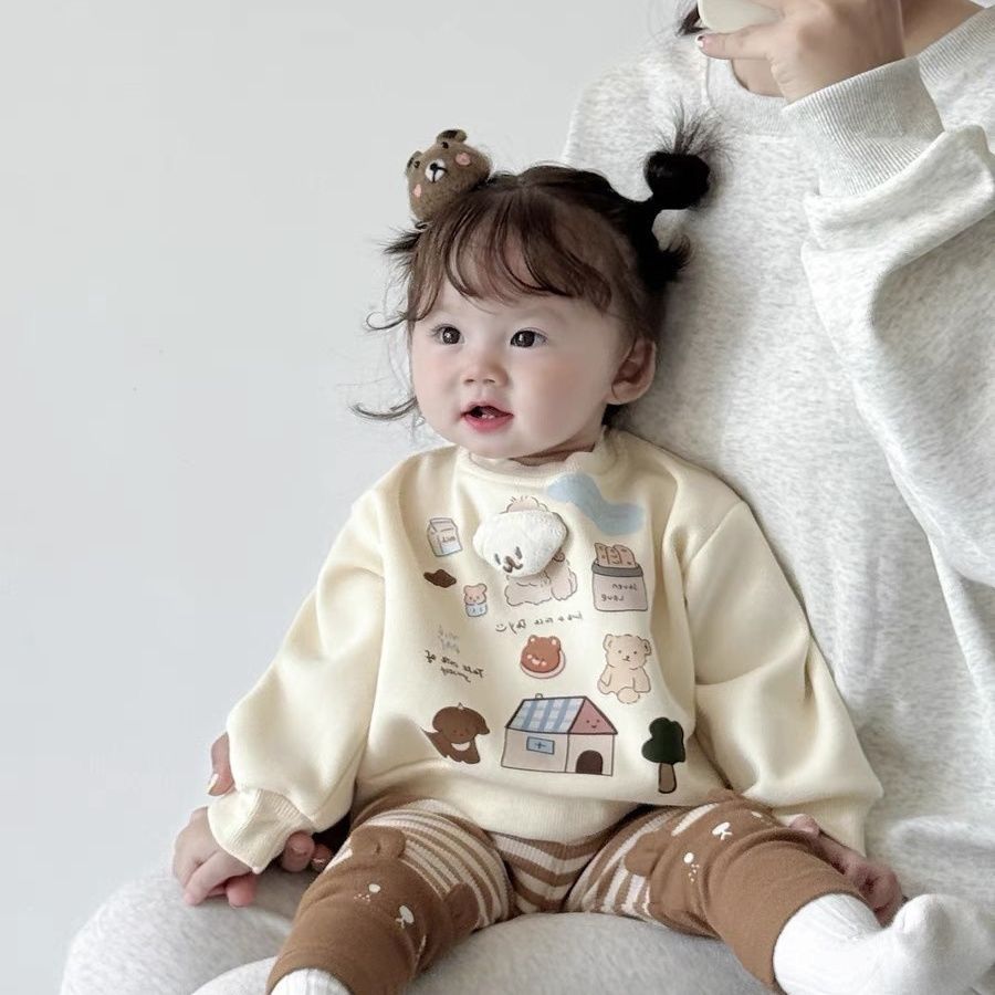 house bunny 2 pc set with bunny ear in pajami