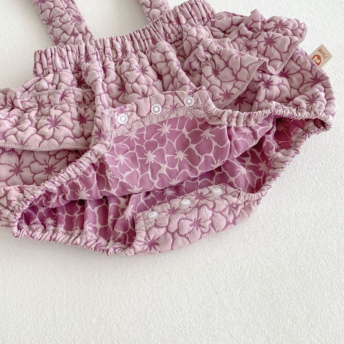 Purple Ribbed Knit Long sleeve Top & skirt