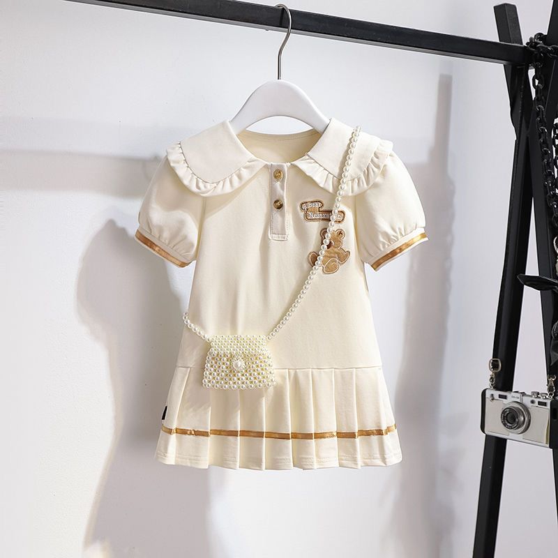 Elegance in White Teddy Frock