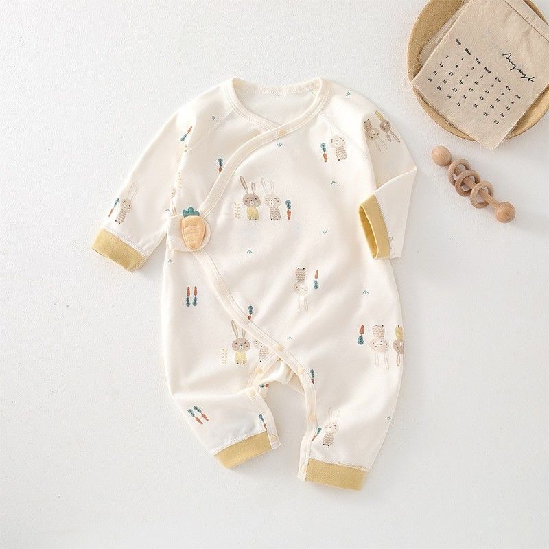Yellow Carrot Bunny Romper