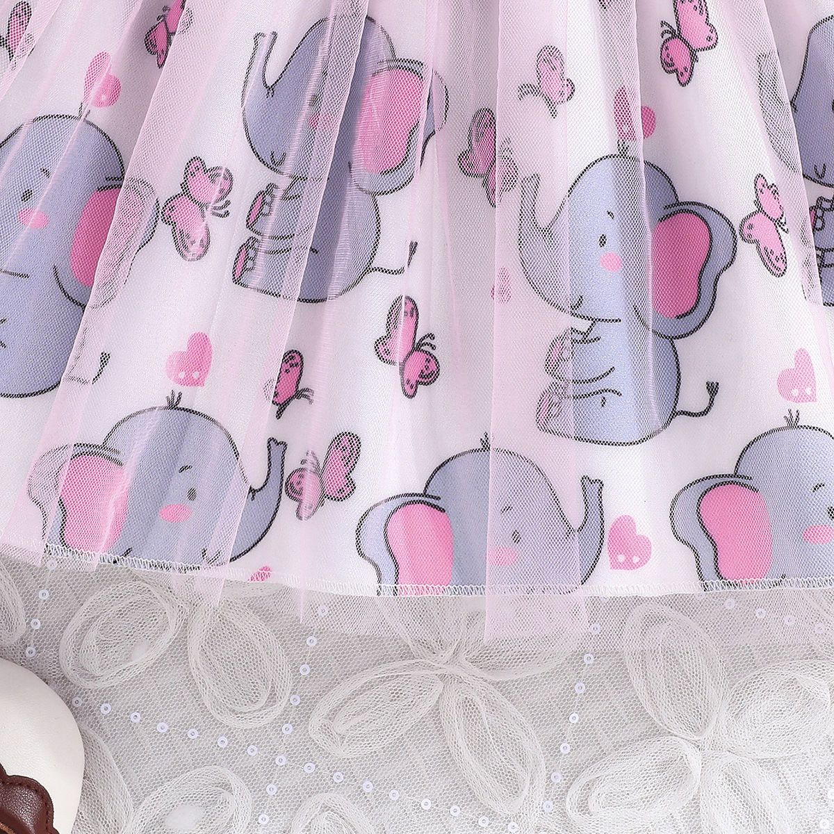 2 pc cute elephant Frock set
