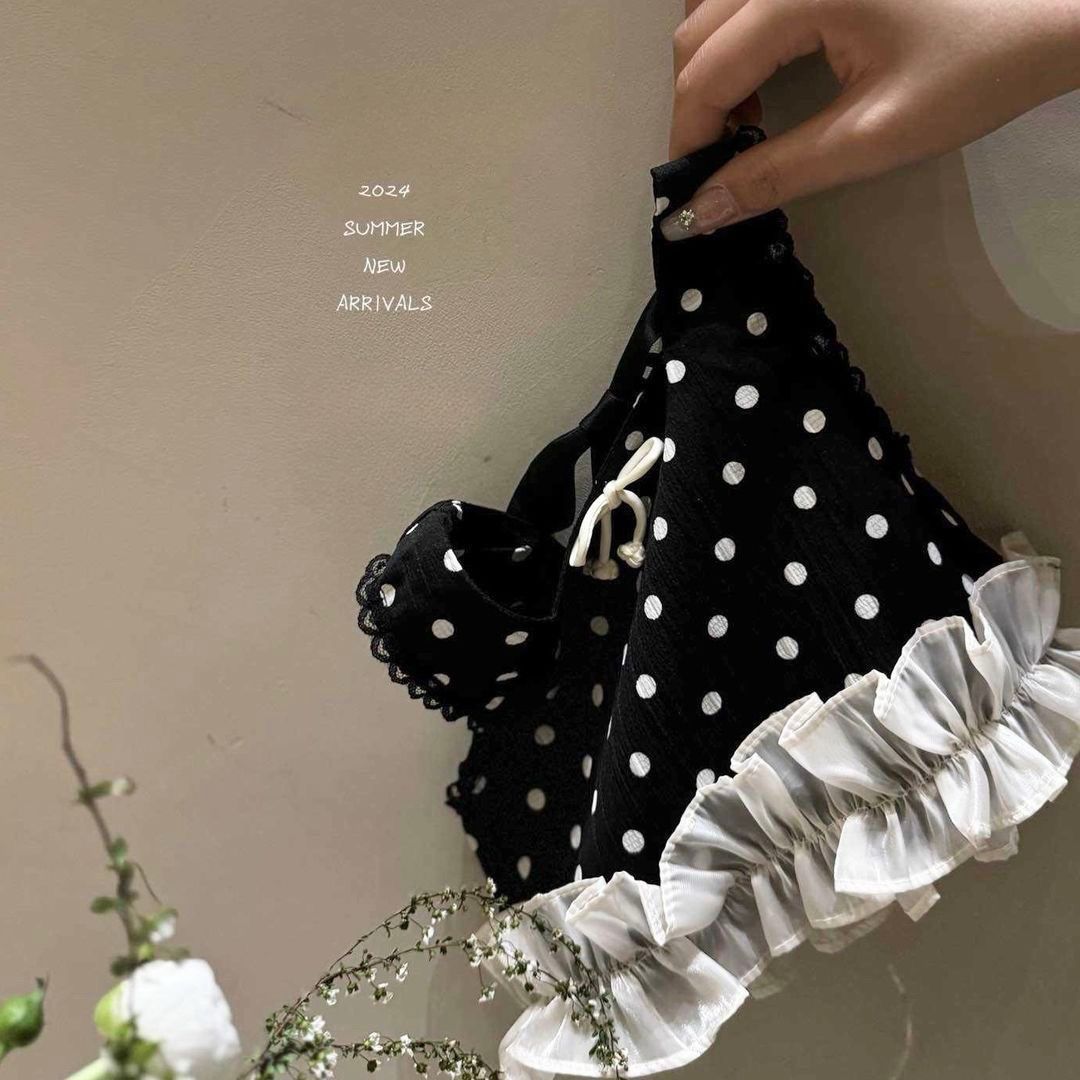 Polka Dot top and skirt short divider
