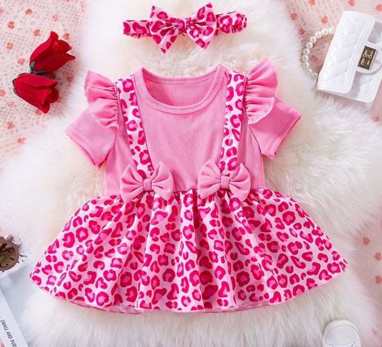 Cotton Candy Dreams (2pc set Frock and hairband)