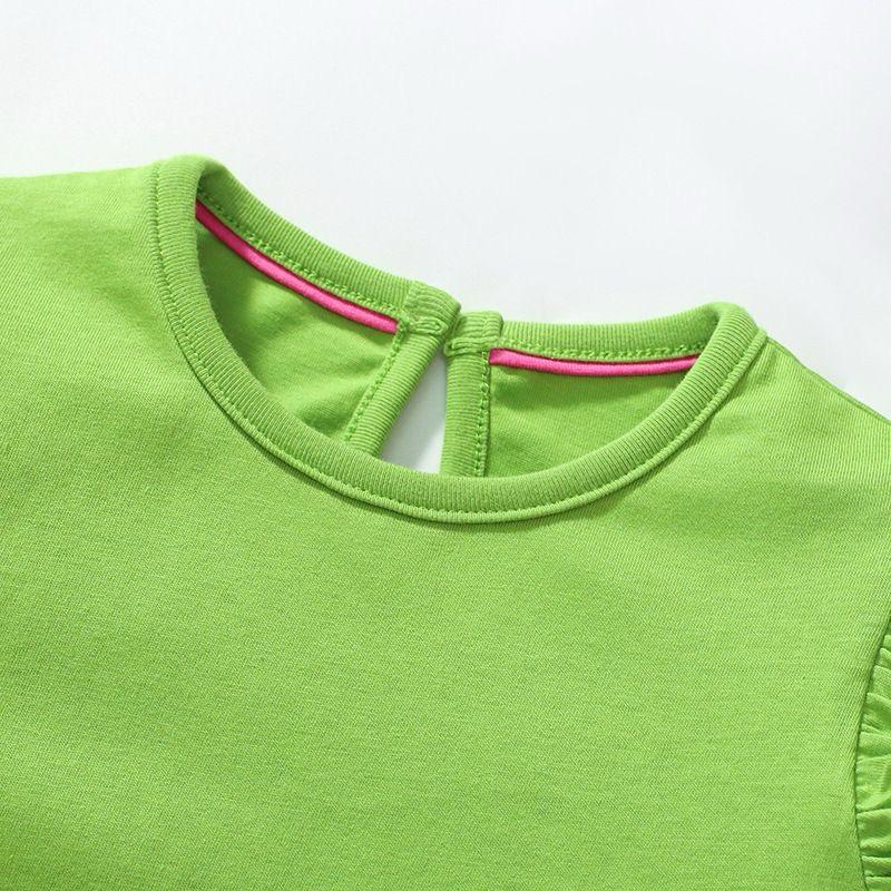 Green Elephant Cotton Frock