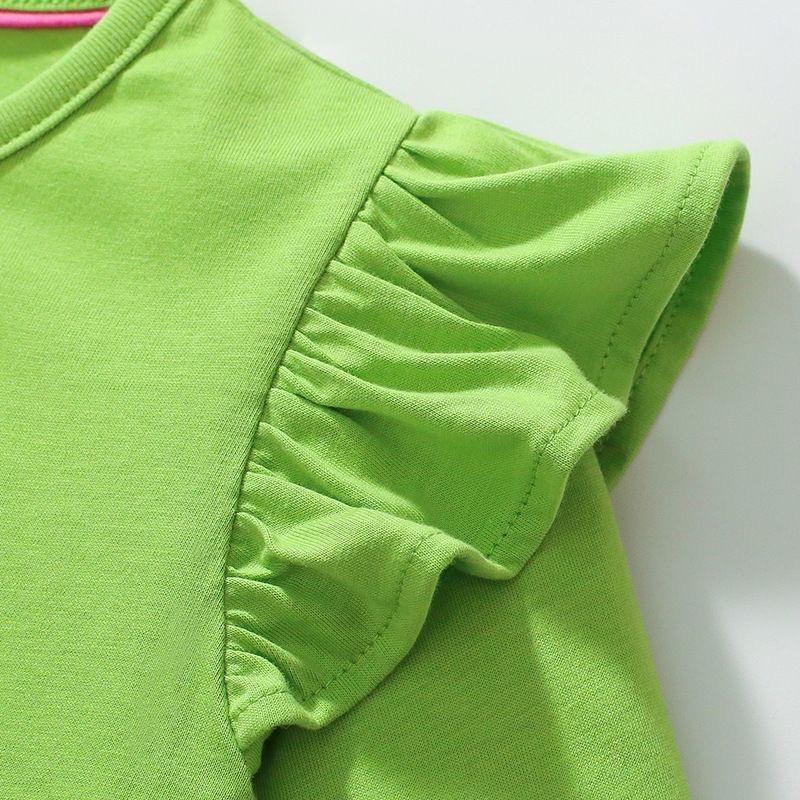 Green Elephant Cotton Frock