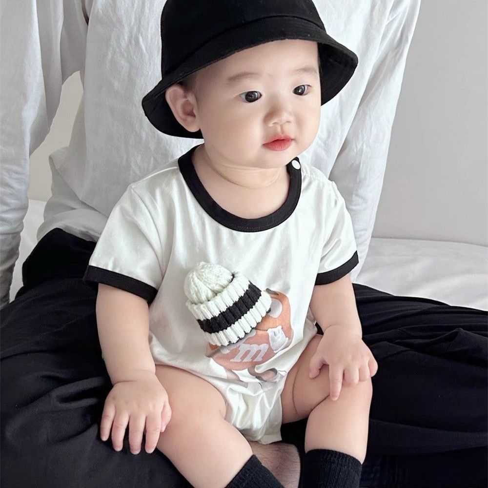 Smart M with attached hat romper