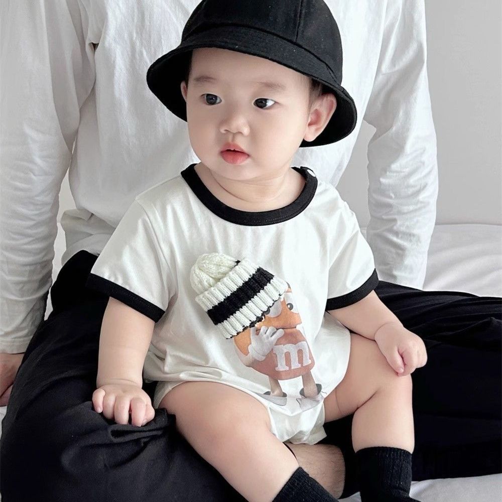 Smart M with attached hat romper