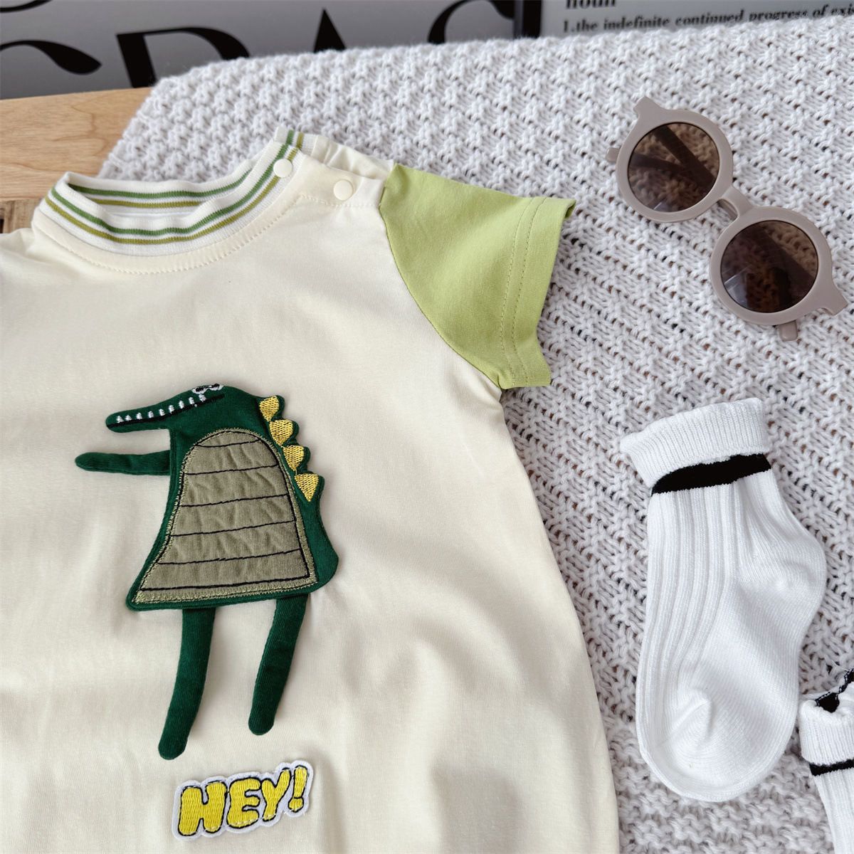 Cute Dino Romper (1pc set)