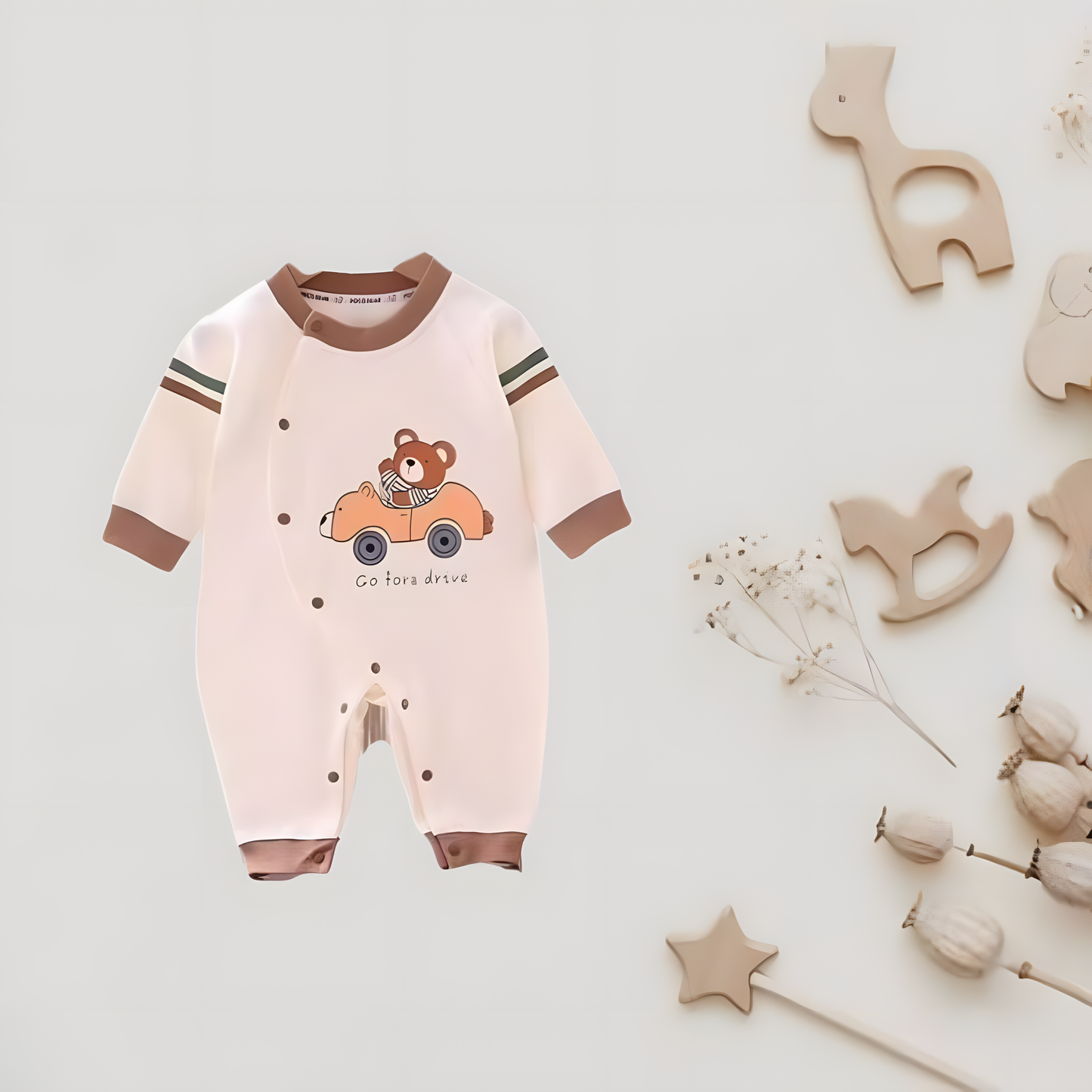 Cute Teddy car Romper