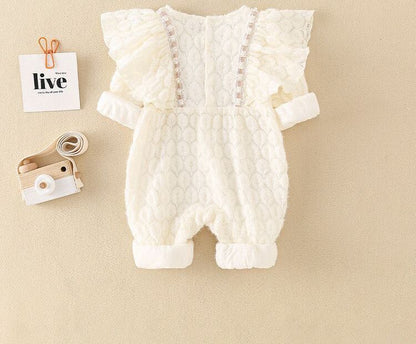 Snowflake Lace Romper
