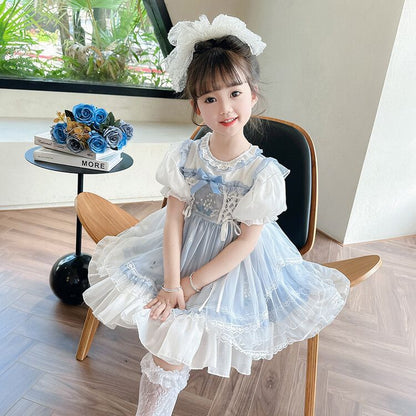 Pure cotton lining Kids Frock