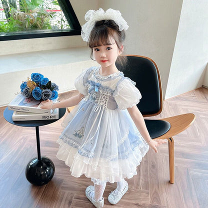 Pure cotton lining Kids Frock