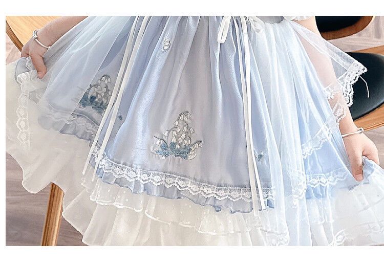 Pure cotton lining Kids Frock