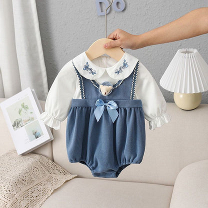 Blossom Blue Romper