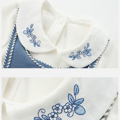 Blossom Blue Romper