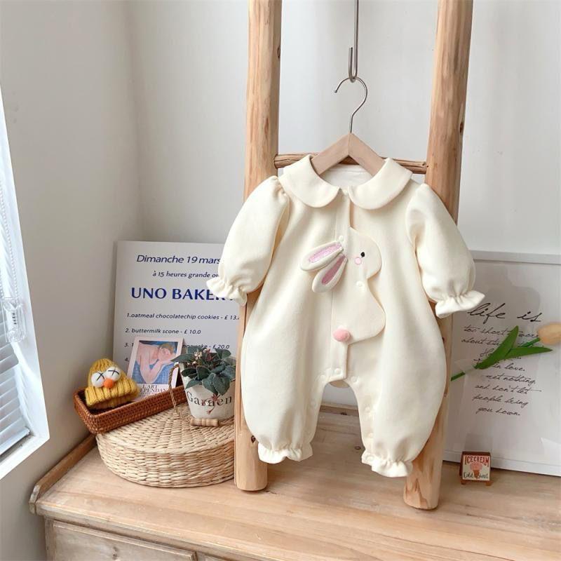 Cotton Baby Rabbit Romper