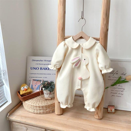 Cotton Baby Rabbit Romper