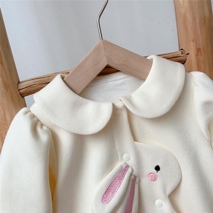 Cotton Baby Rabbit Romper