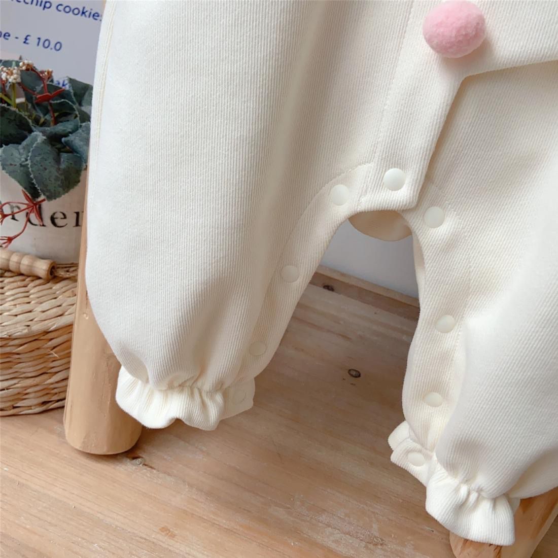Cotton Baby Rabbit Romper