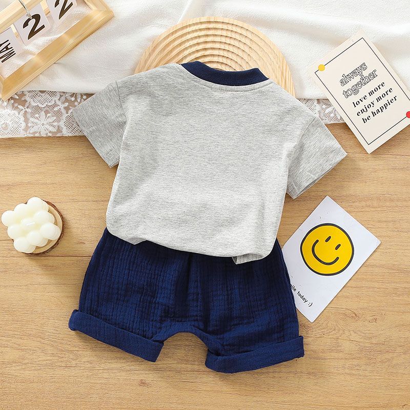 2 PC CUTE SHORT T SHIRT SET