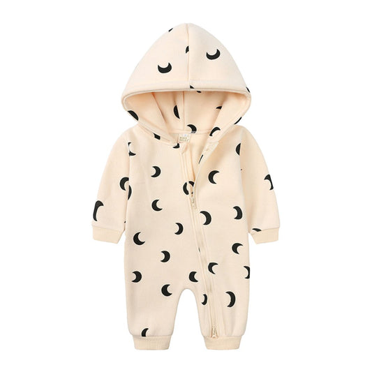 Moon Print Cosy Winter Romper