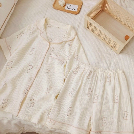 Cotton 2 pc night suit for kids