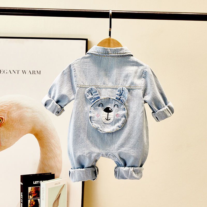 Denim Romper for Baby