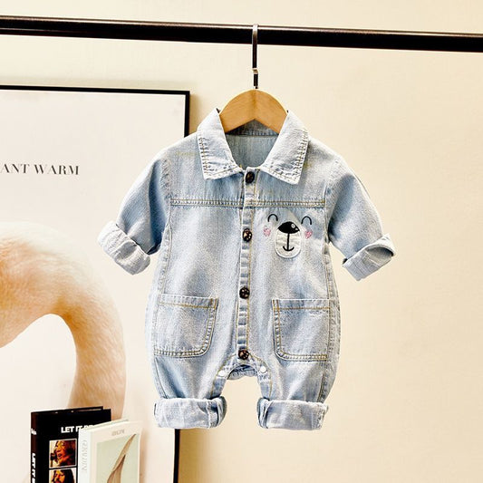 Denim Romper for Baby