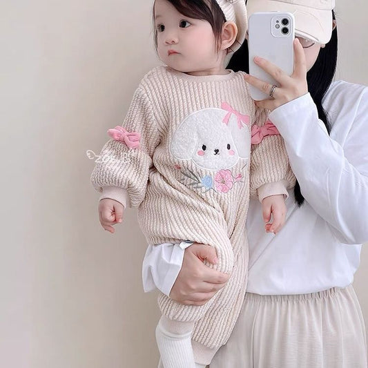 Woolen romper kitty