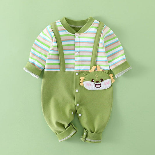 Cotton Romper Dino