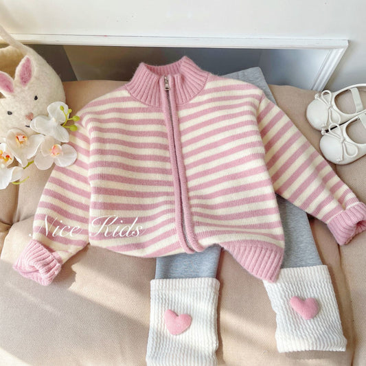 cute little heart 2 pc warm set for kids