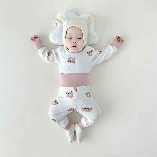 cute teddy soft cotton night suits