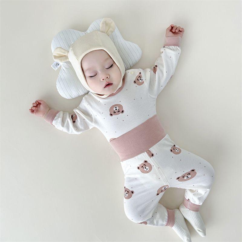 cute teddy soft cotton night suits