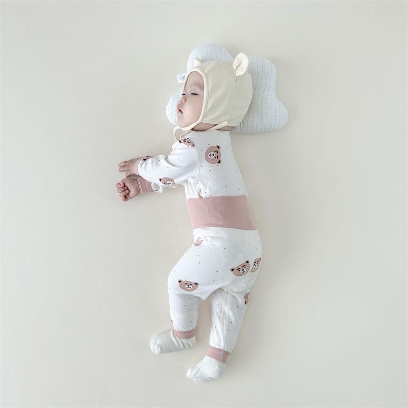 cute teddy soft cotton night suits