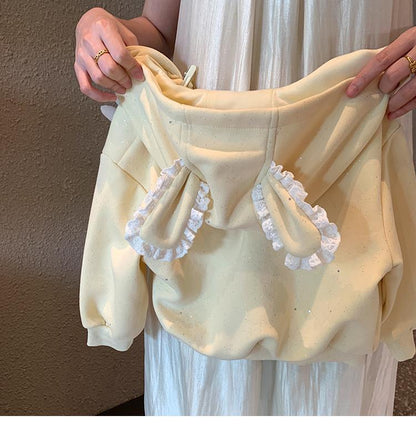 Charming 2 pc bunny Ear track suit