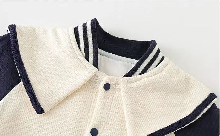 Blue stripe dog print