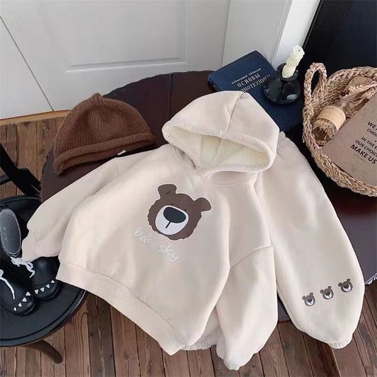 Warm track suit 2pc set Bear design