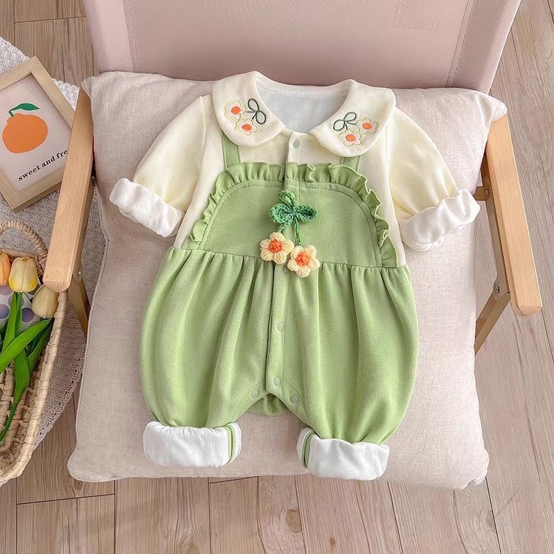 Lilly green romper
