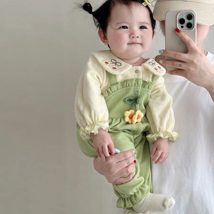 Lilly green romper